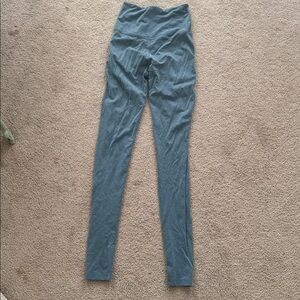 Beyond Yoga Kids Teal Blue High-Waist Leggings